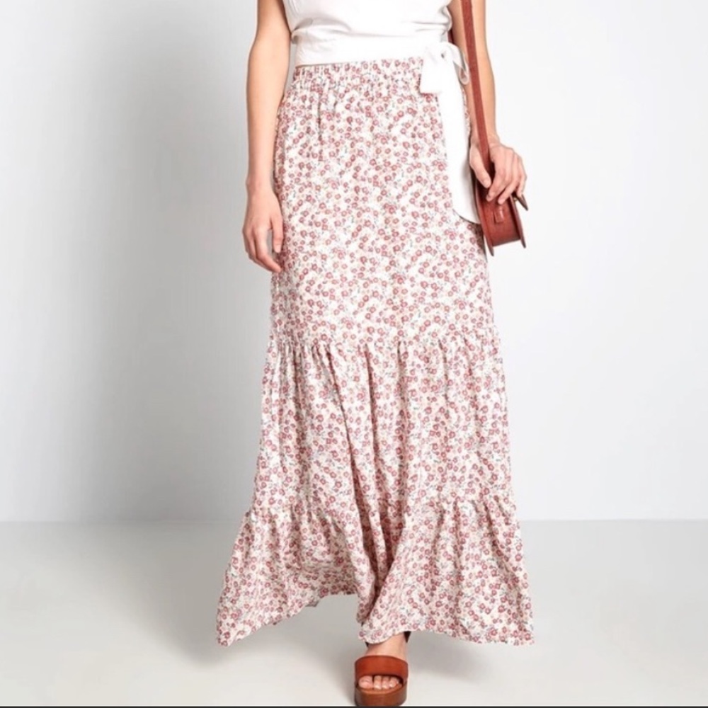Modcloth Play It By Tier Maxi Skirt